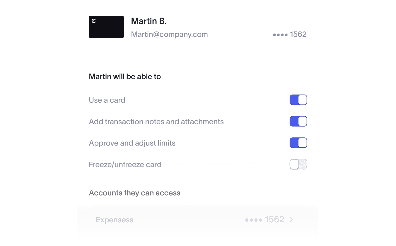 Customizable permissions