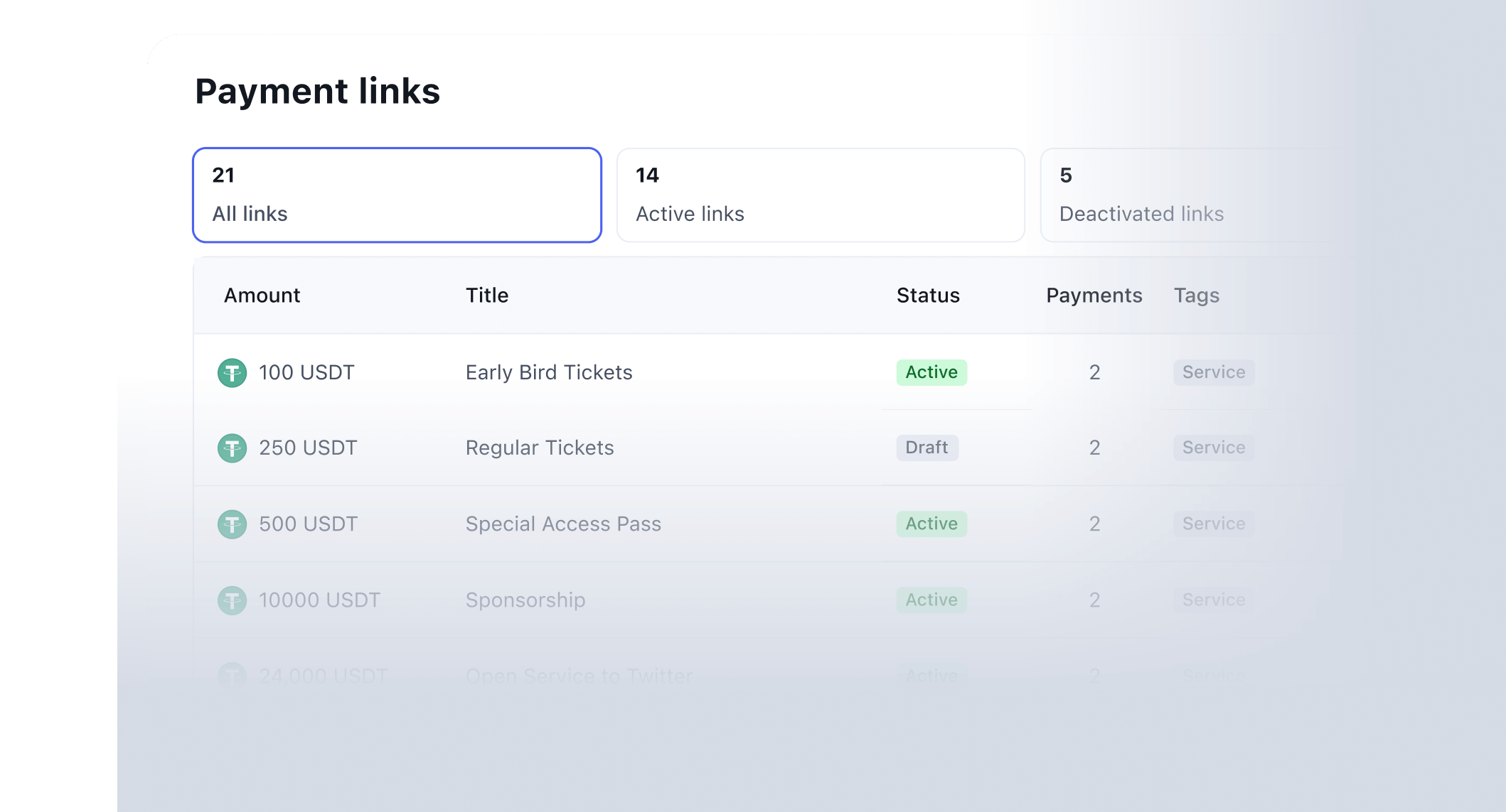 Use no-code payment link to sell your tickets